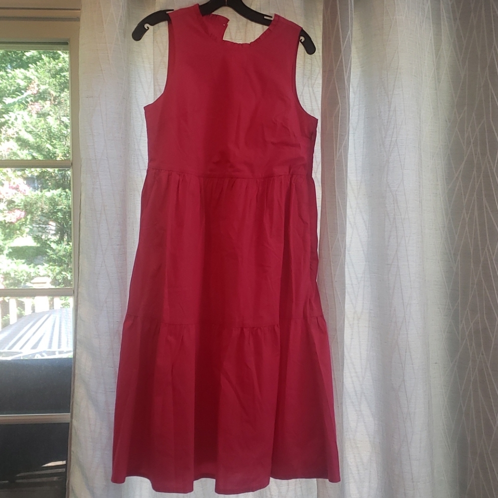 Hot pink J. Crew NWT dress
